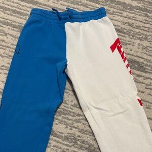 Stella McCartney Kids Blue and White Joggers